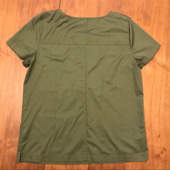 NWOT J. Crew Factory Placket T-Shirt - Picture 5 of 7